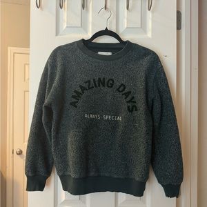 Green sweater from Zara Kids.